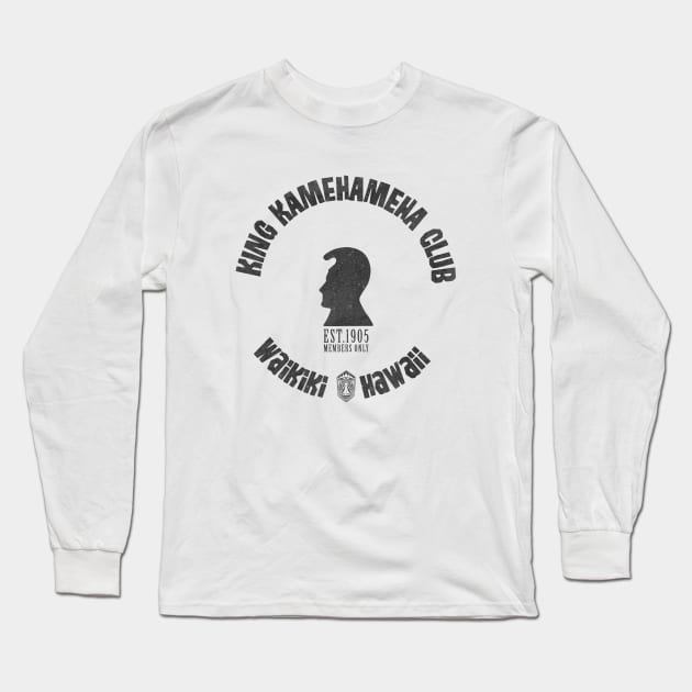King Kamehameha Club Long Sleeve T-Shirt by Marcomix